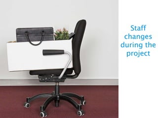 Update the Release Plan When:
• Staffing changes
• Scenarios change
• Interface Catalog
changes
• Any delays occur
• With actuals as
work is
completed

 