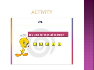 It’s time for mental exercise
 