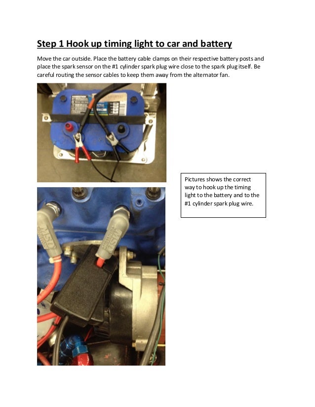 Setting The Base Ignition Timing On The MGB GT