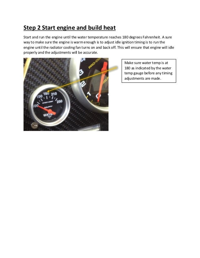 Setting The Base Ignition Timing On The MGB GT