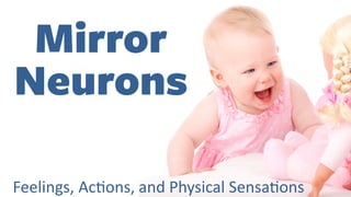 Mirror
Neurons
Feelings, Ac
ti
ons, and Physical Sensa
ti
ons
 