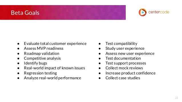 customer experience objectives