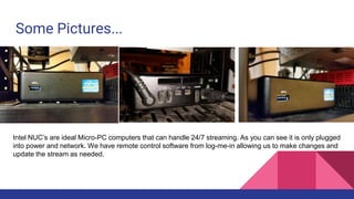 Setting up a 24/7 streaming box for YouTube Live | PPT