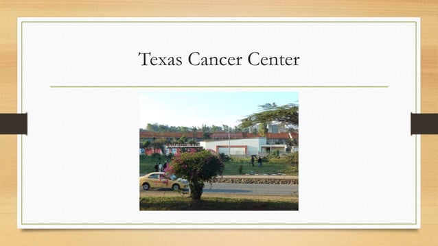 Chemo Daycare unit | PPTX