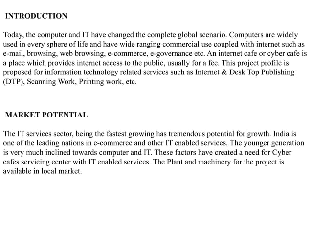 Setting up a computer center | PPT