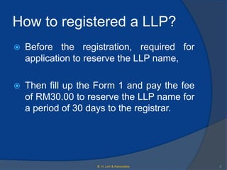 Setting Up A Foreign Limited Liability Partnership (Foreign LLP) | PPTX