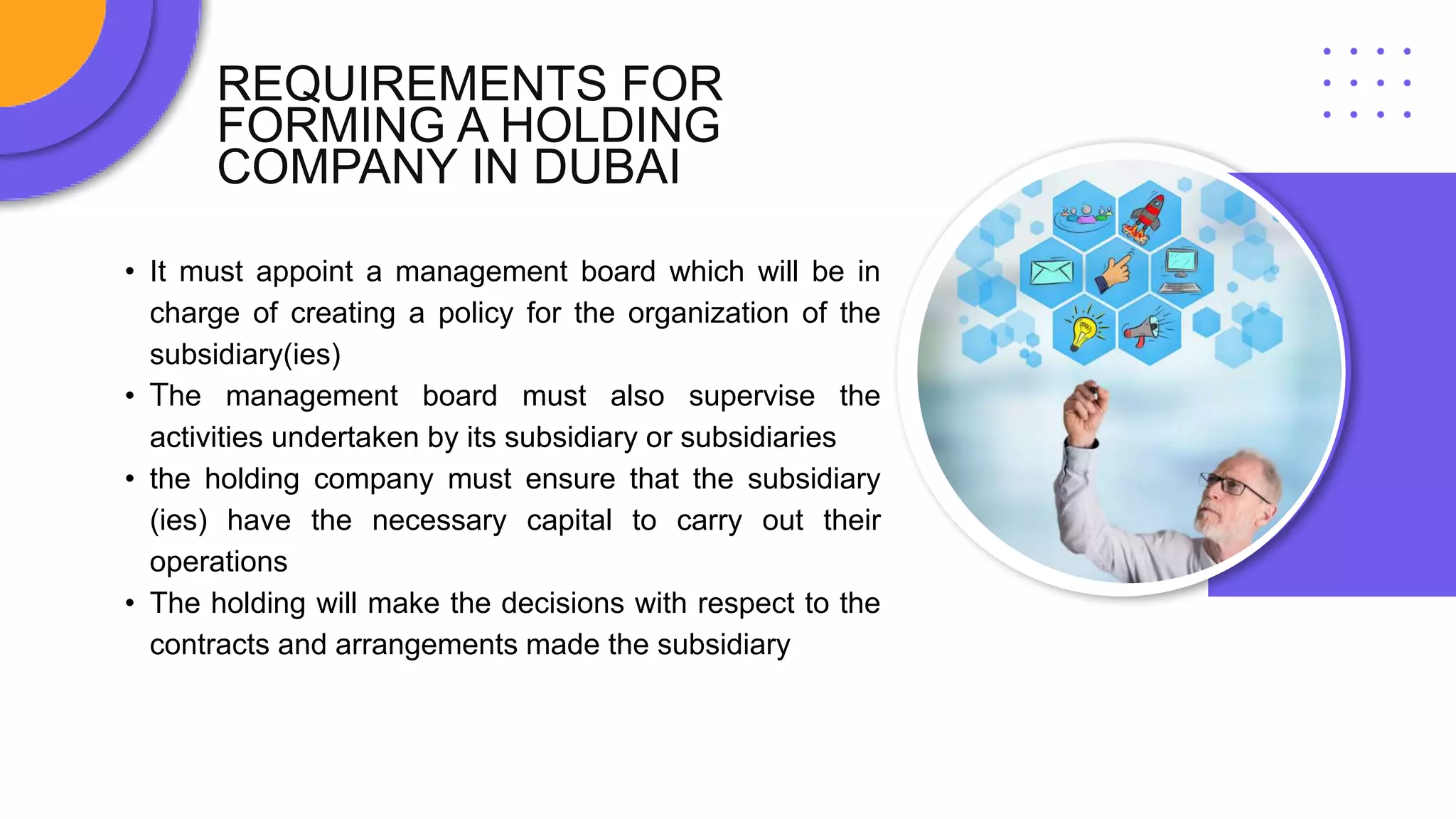 Setting up a holding company in dubai | PPT