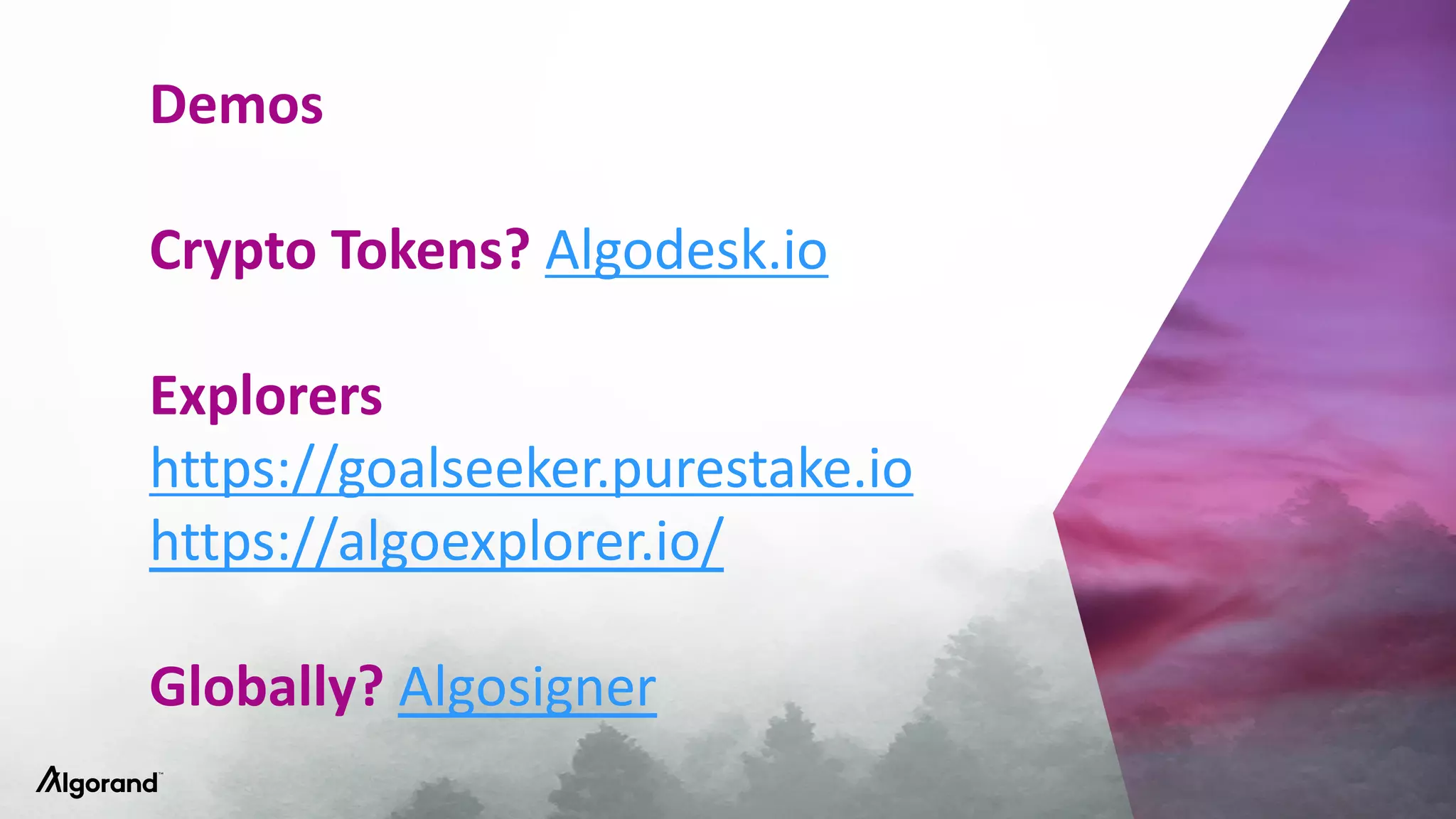 Algorand Educate: Algorand Development Environment | PDF