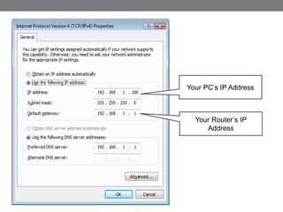 Setting up a network | PPTX