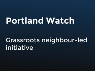 Setting up a neighbourhood watch scheme | PDF