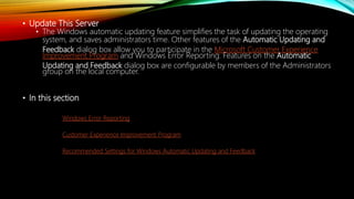 Setting up computer servers (sucs) | PPTX