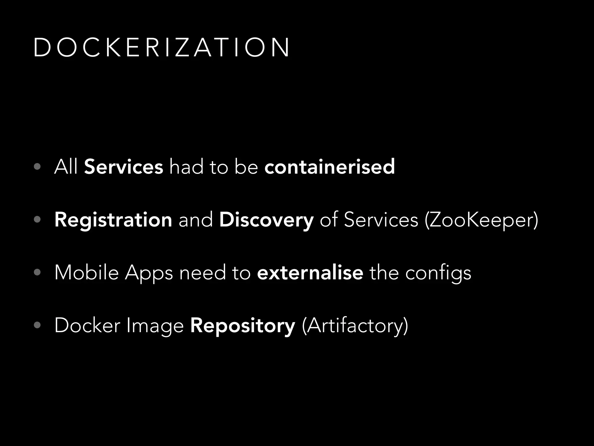 D E C E N T R A L I S I N G T E S T E N V I R O N M E N T S
 