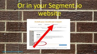Or in your Segment.io
website
topanalyticalvirtualassistant 38
 