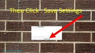 Then Click : Save Settings
topanalyticalvirtualassistant 65
 