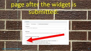 page after the widget is
submitted:
topanalyticalvirtualassistant 72
 