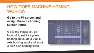 Setting Up Homing on CNC | PPTX