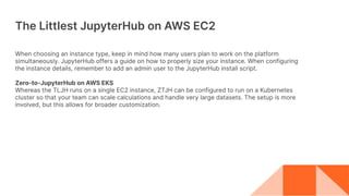 Setting up JupyterHub on AWS | PDF