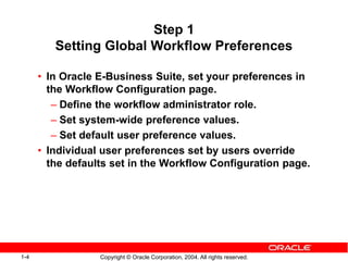 Setting up Oracle WorkFlow.ppt
