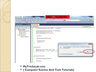 Setting up your first open gl program | PPT
