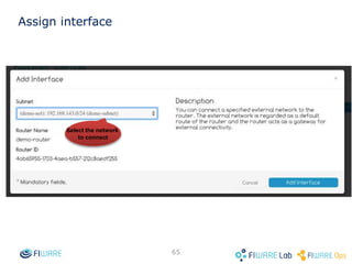 64
CIDR notation
10.10.1.32/27 represents:
 The given IPv4 address and
its associated routing prefix
10.10.1.32, or equivalently.
 Its subnet mask
255.255.255.224, which has
27 leading 1-bits.
 