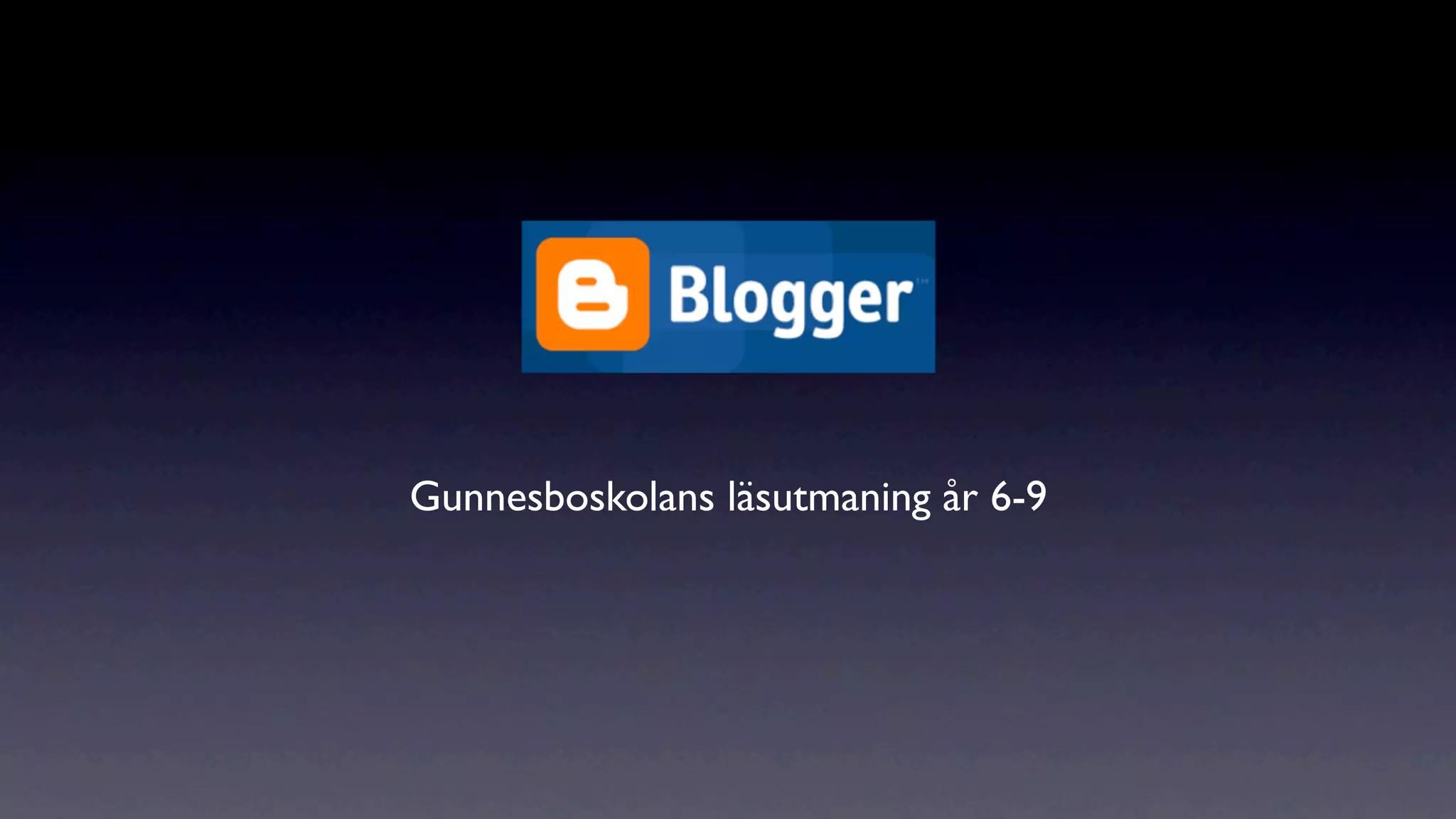 Gunnesboskolans läsutmaning år 6-9
 
