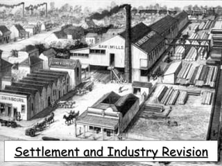 Settlement and Industry Revision 