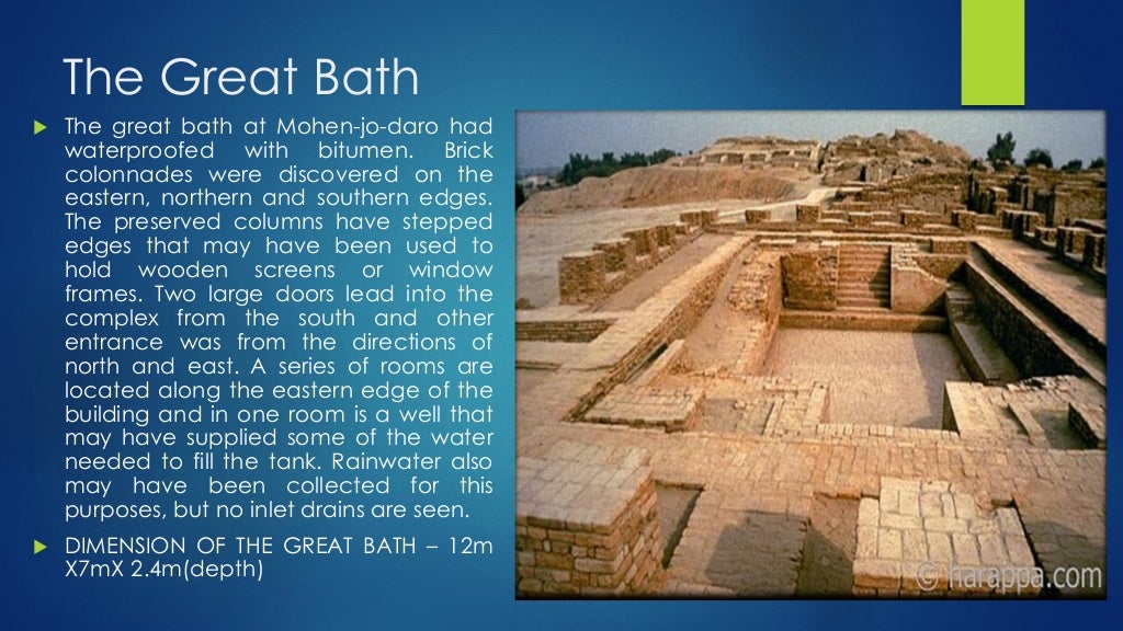 Settlement features of indus valley civilisation