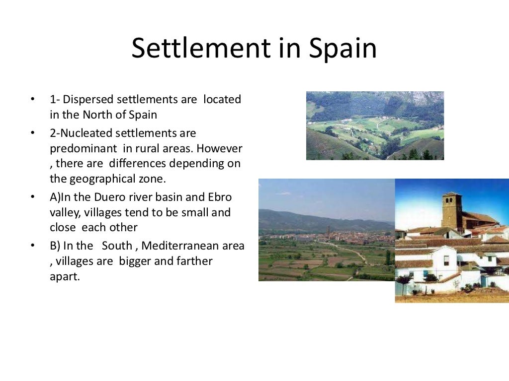 Settlement in spain