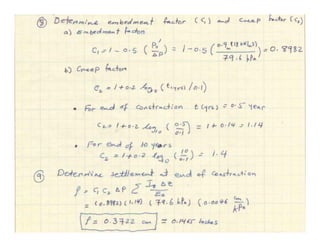 Settlement of shallow foundation | PDF
