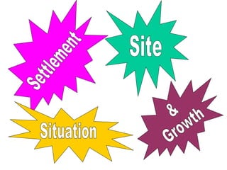 Site Settlement Situation & Growth 