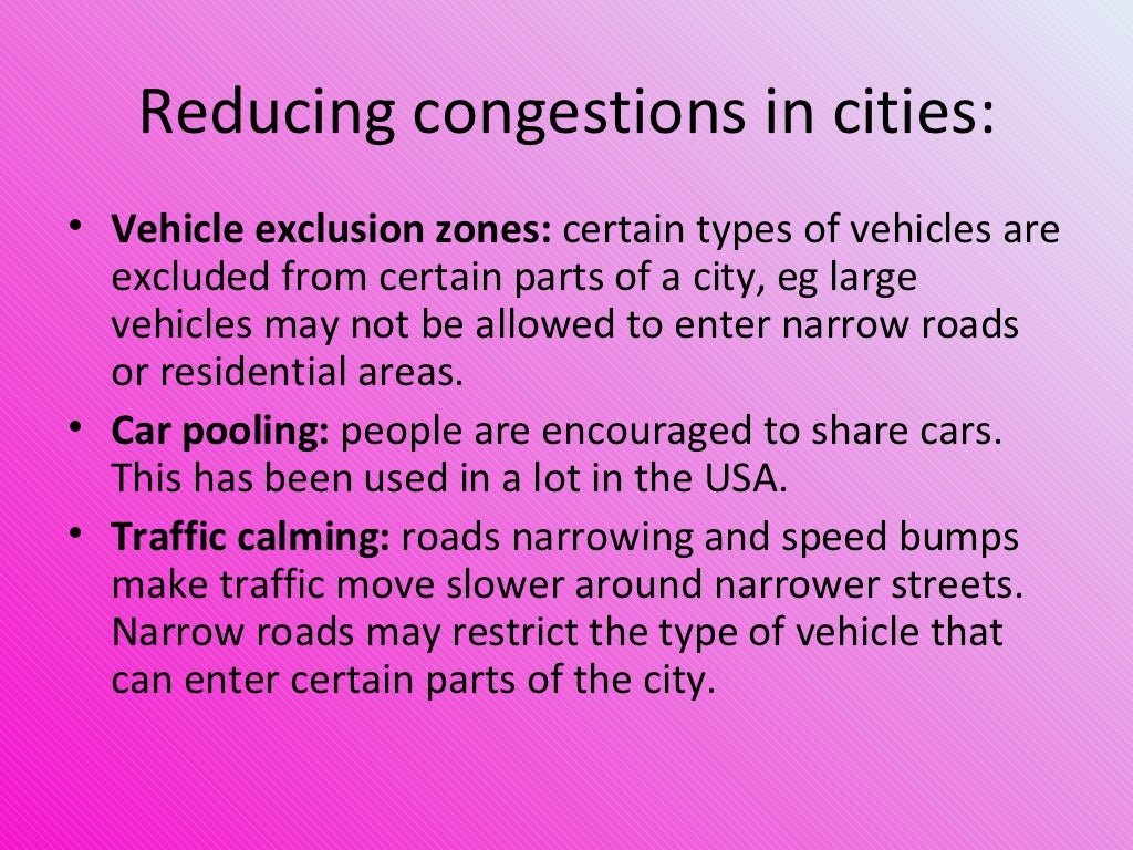 Problems of Urbanisation