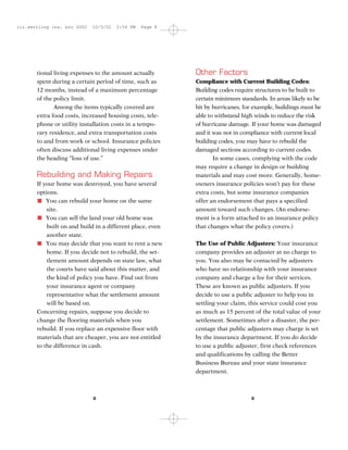 Settling Insurance Claims