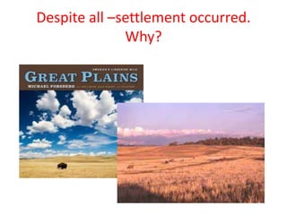 Settling the west | PPTX