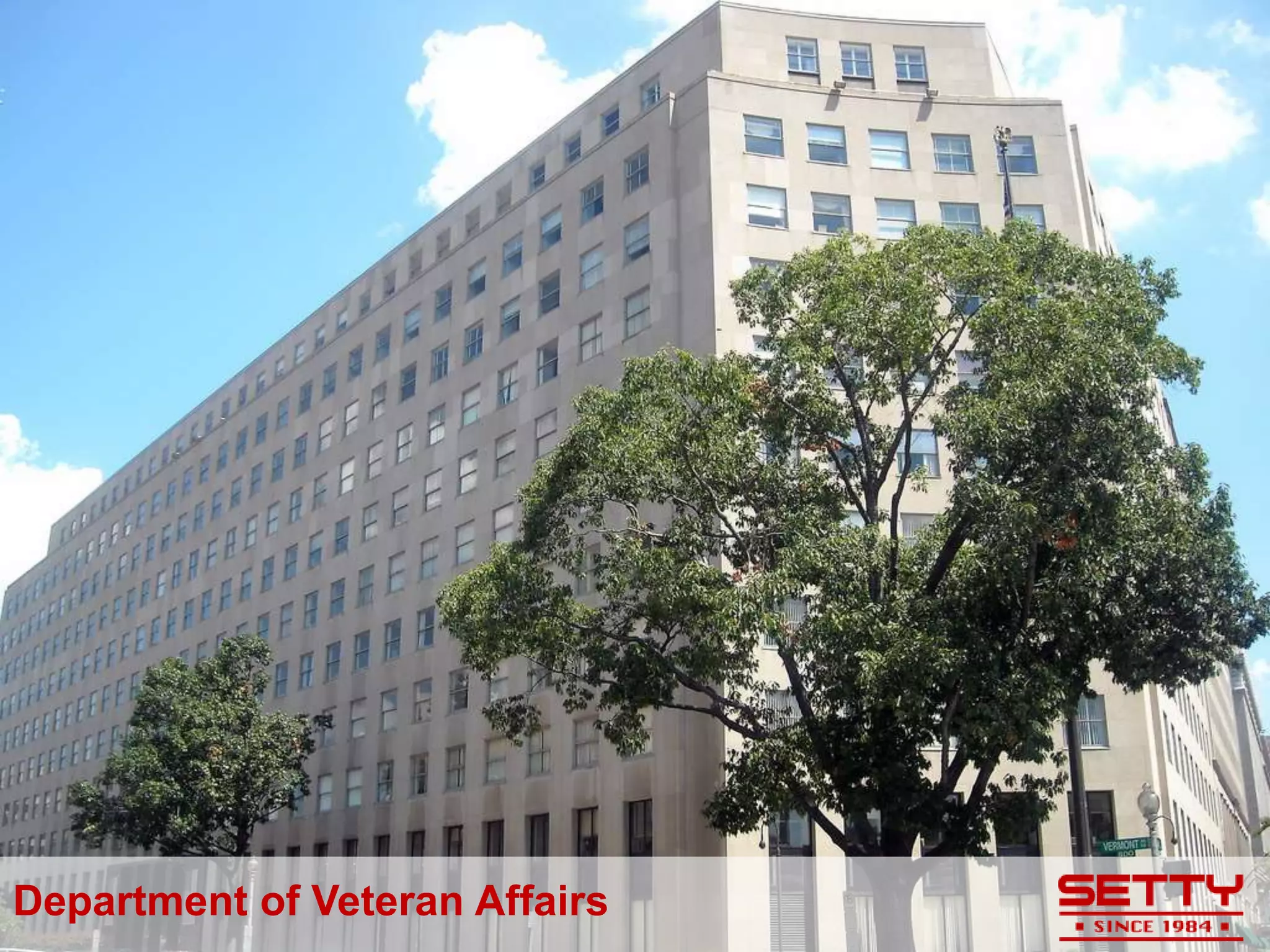 Department of Veteran Affairs
 