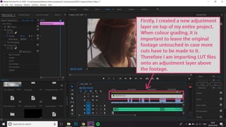 A2 Music Video Construction: my Editing Process in Adobe Premiere Pro