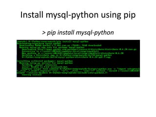 Setup a New Virtualenv for Django in Windows | PPT