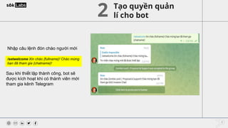 Hướng dẫn set up bot Telegram | PDF