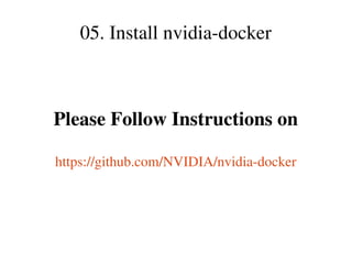 How To Setup NVIDIA CUDA Drvier on Ubuntu | PDF