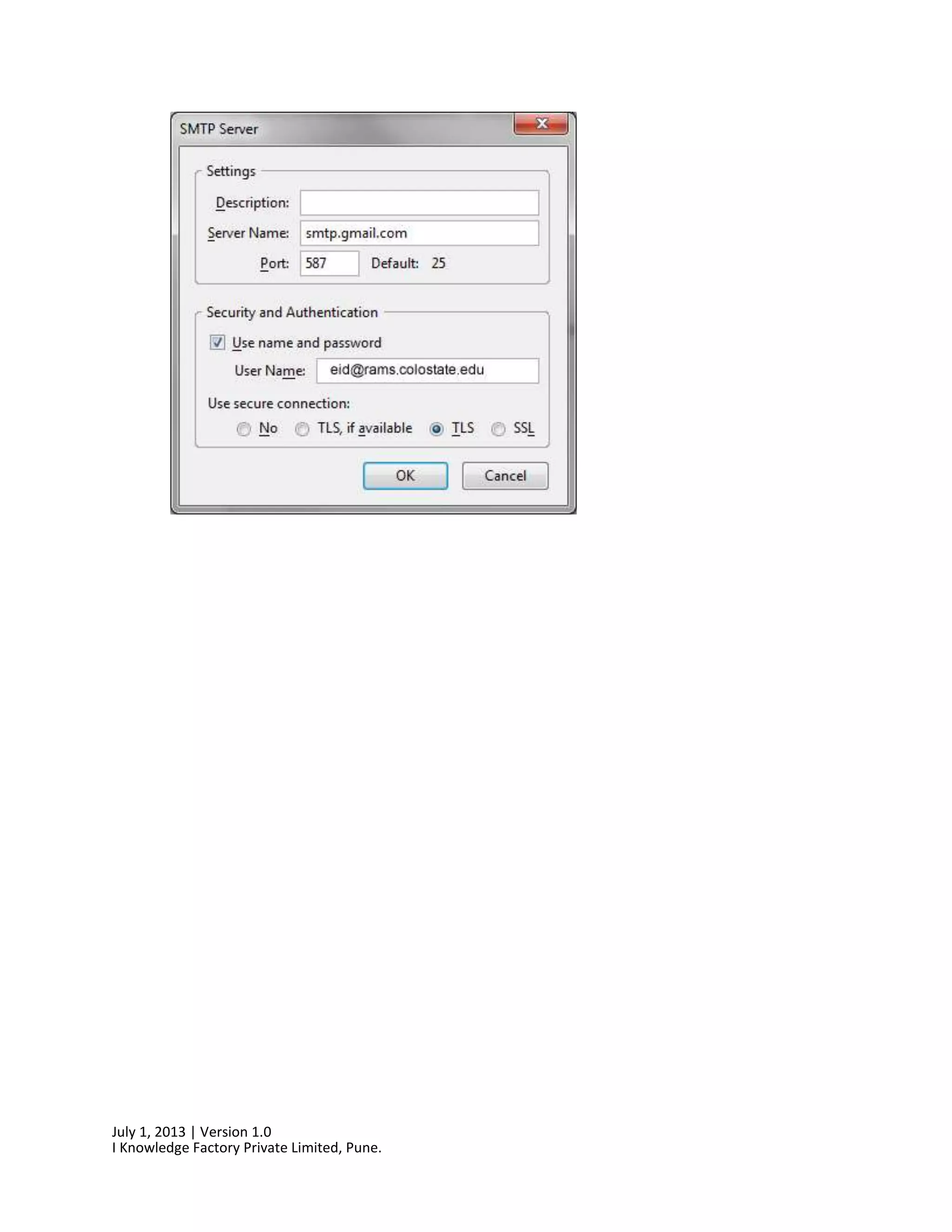 July 1, 2013 | Version 1.0
I Knowledge Factory Private Limited, Pune.
 