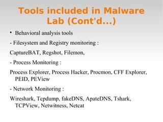 Setup Your Personal Malware Lab | PPT
