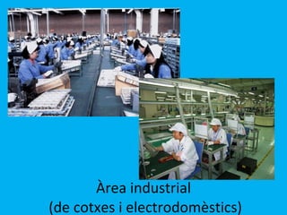 Àrea industrial  (de cotxes i electrodomèstics) 