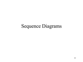 61
Sequence Diagrams
 