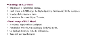 Rad Development Model Disadvantages SE Unit-II-Part-2.pptxcomputer networks ppt for btech students | PPTX