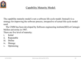 Software Engineering unit 2 | PPTX