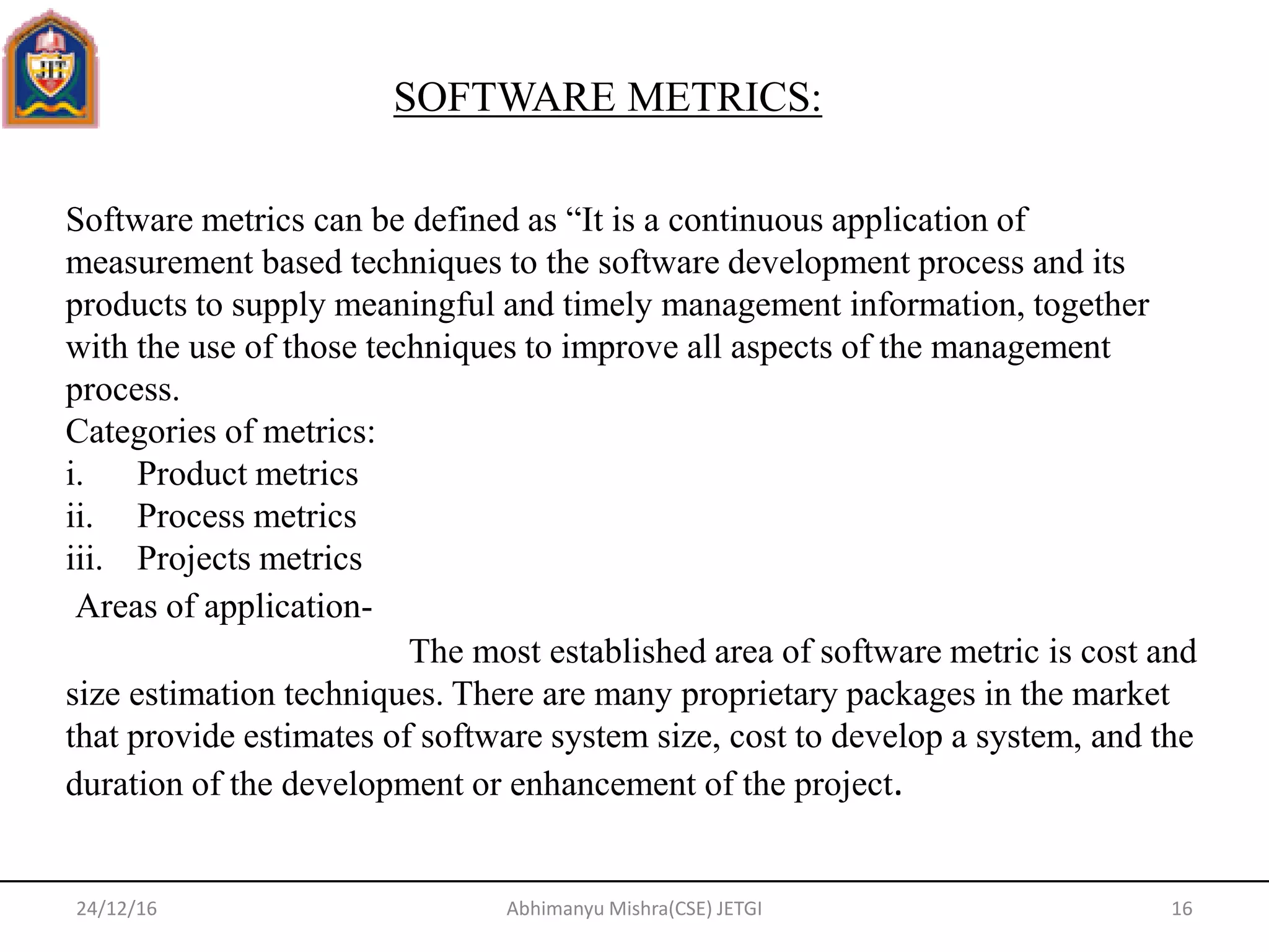 Software Engineering unit 3 | PPTX