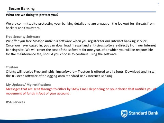 Standard Bank Security Centre Content Update For October 2015