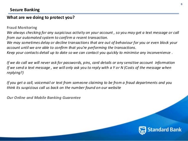 Standard Bank Security Centre Content Update For October 2015