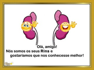 Olá, amigo!Olá, amigo!
Nós somos os seusNós somos os seus RinsRins ee
gostaríamos que nos conhecesse melhor!gostaríamos que nos conhecesse melhor!
 