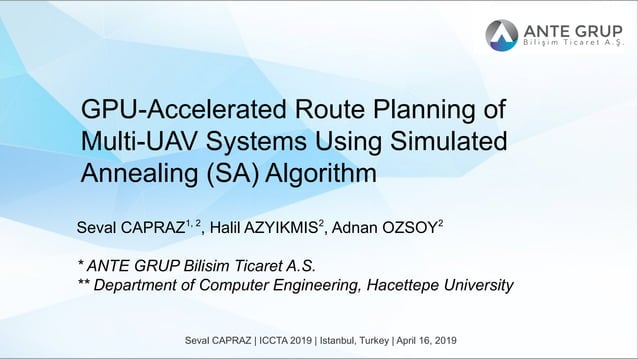 GPU-Accelerated Route Planning of Multi-UAV Systems Using Simulated ...
