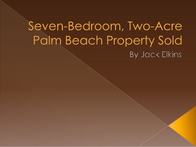 seven bedroom two acre palm beach property sold fite shavell palm beach